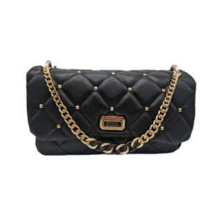 Badgley Mischka Black Quilted Crossbody & Shoulder Bag